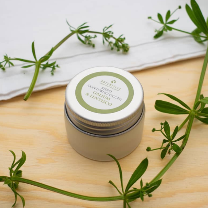POTENTILLA - Eye-Serum Aging against Puffiness and Dark Circles with Extracts of Cleavers and Mastic (15ml)